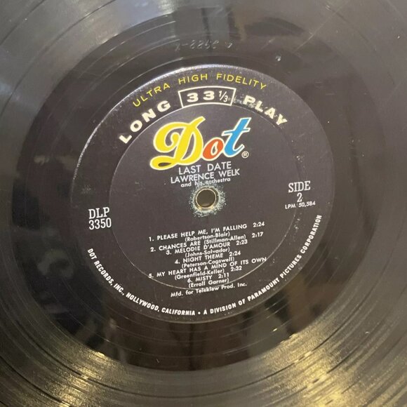 Lawrence Welk And His Orchestra Last Date (Vinyl, 1961) Dot Records DLP 3350 Goo - Picture 8 of 11
